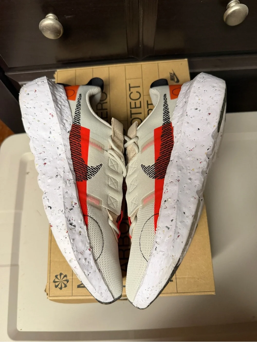 Nike Crater Impact orange size 8.5 w